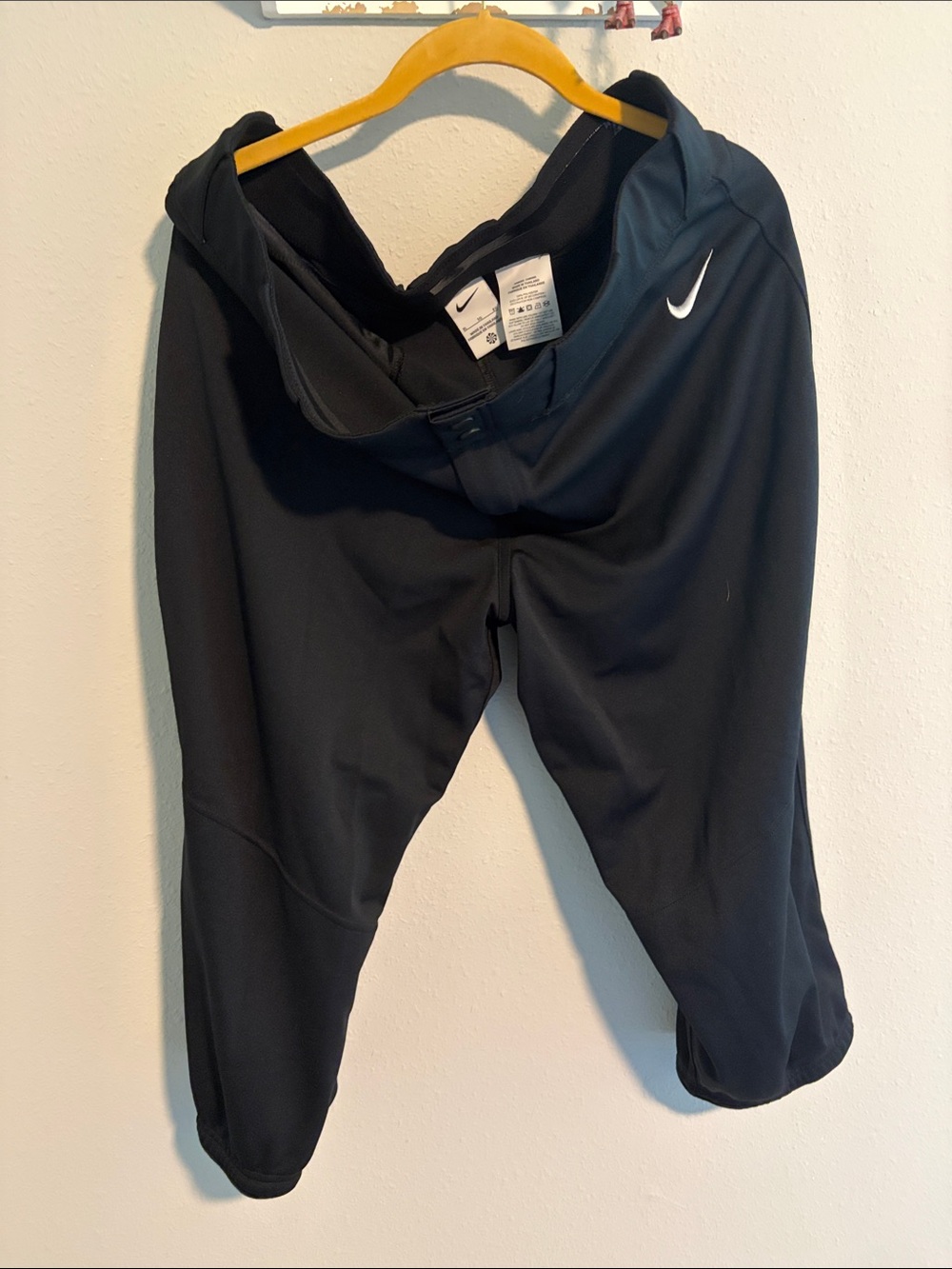 Nike Black Adult Baseball Pants with Belt